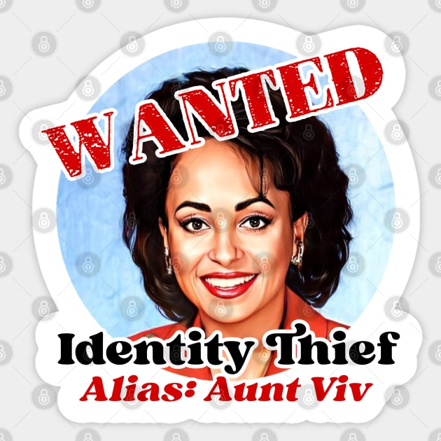 Fresh Prince - Aunt Viv Sticker by Zbornak Designs